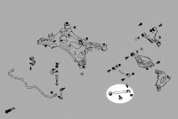 Hardrace Rear Traction Arm (Harden Rubber) - 06-14 Infiniti G V36 / 08-21 Nissan 370Z / 22+ Nissan Z RZ34