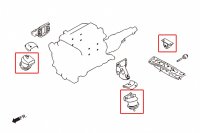 Hardrace Reinforced Engine and Transmission Mounts (Street Version) - Infiniti G35 (V35) / 02-08 Nissan 350Z