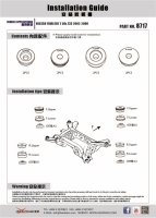 Hardrace Buchsen Hilfsrahmen hinten (Aluminium) - 02-08 Nissan 350Z