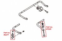 Hardrace Rear Sway Bar 22 mm - Ford Focus MK2/MK3 (w/o RS/ST) / 03-13 Mazda 3 BK/BL / 05-18 Mazda 5 CR/CW / 06-13 Volvo C30 / 06-13 Volvo C70 / 04-12 Volvo S40 / 13-19 Volvo V40 / 04-12 Volvo V50