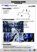 Hardrace Stabilisator hinten 25.4 mm - 17+ Toyota C-HR 2WD