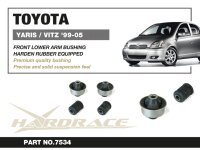 Hardrace Front Lower Arm Bushings (Harden Rubber) - 02-07 Toyota Vios NCP42