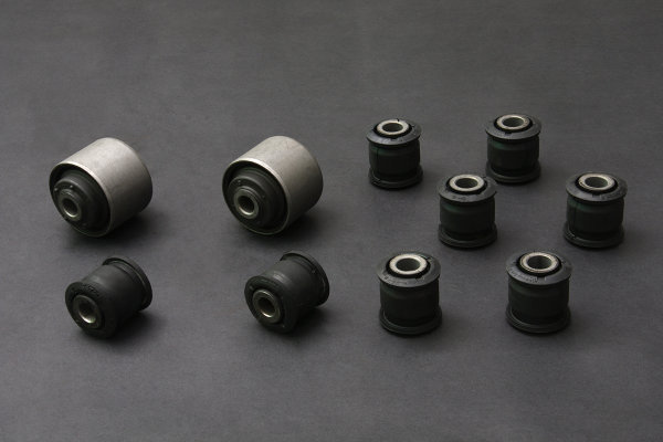 Hardrace Rear Arm Bushings Set (Harden Rubber) - 92-06 Subaru Impreza GC/GD/GF/GG/GM