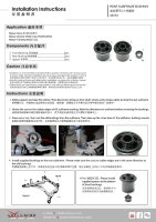 Hardrace Rear Subframe Bushings (Harden Rubber) - 97-01 Infiniti Q45 Y33 / 89-00 Nissan 300ZX Z32 / Nissan Silvia 240SX S14/S15 / Nissan Skyline R32/R33/R34