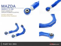 Hardrace Rear Camber Kit (Harden Rubber) - 14+ Mazda 3 BM/BY