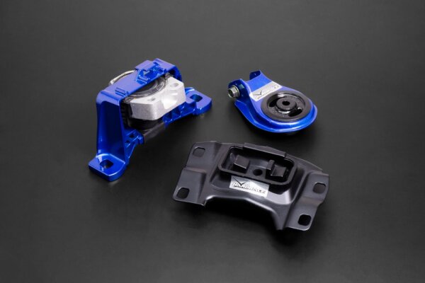 Hardrace Reinforced Engine Mount Set - Ford Focus MK2 / 03-08 Mazda 3 BK / 05-10 Mazda 5 CR