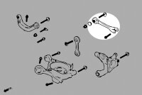 Hardrace Rear Toe Arm (Pillow Ball) - 15+ Ford Mustang MK6 S550