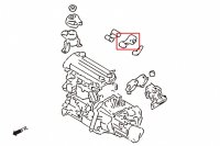 Hardrace verstärkter Motorhalter (Street Version) hinten - 02-08 Mazda 6 GG/GY (ohne MPS)