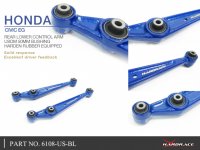 Hardrace Rear Lower Control Arm (Harden Rubber) 50 mm Shock Bushing blue - 92-95 Honda Civic USDM