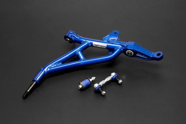 Hardrace Front Lower Control Arm (Tubular Type) (Pillow Ball) incl. Stabilizer Link - 92-95 Honda Civic / 92-98 Honda Del Sol / 94-01 Honda Integra DC2