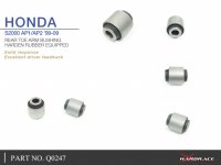 Hardrace Rear Arm (Toe) Bushings (Harden Rubber) - Honda S2000