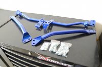 Hardrace Front Lower Bar 4-Point - 14+ Honda Jazz/Fit GK3/4/5/6