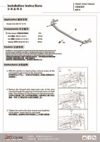 Hardrace Domstrebe vorn oben 2-Punkt - 12-16 Honda Civic FB/FG