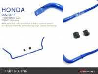 Hardrace Front Sway Bar 25.4 mm - 06-11 Honda Civic FD