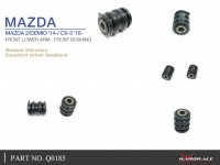 Hardrace Front Lower Arm Bushings (Harden Rubber) (Small/Front Side) - 14+ Mazda 2 DJ / 15+ Mazda CX-3 DK