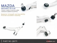 Hardrace Front Lower Control Arm (Aluminium + Harden Rubber) - 06-14 Mazda MX-5 NC / 03-12 Mazda RX-8 SE3P