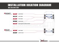 Hardrace Fender Brace 3-Point - Toyota GT86 / Scion FR-S...