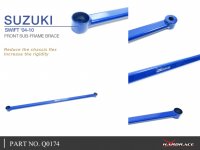 Hardrace Front Lower Bar 2-Point - 04-10 Suzuki Swift ZC31