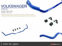 Hardrace Front Sway Bar 25.4 mm - 13+ VW Transporter T5/T6