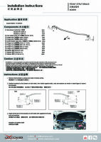 Hardrace Domstrebe vorn oben 2-Punkt - 15+ Suzuki Baleno