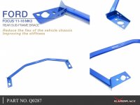 Hardrace Rear Subframe Support Brace 2-Point - Ford Focus MK3 (w/o 15-18 Focus RS/Turnier)