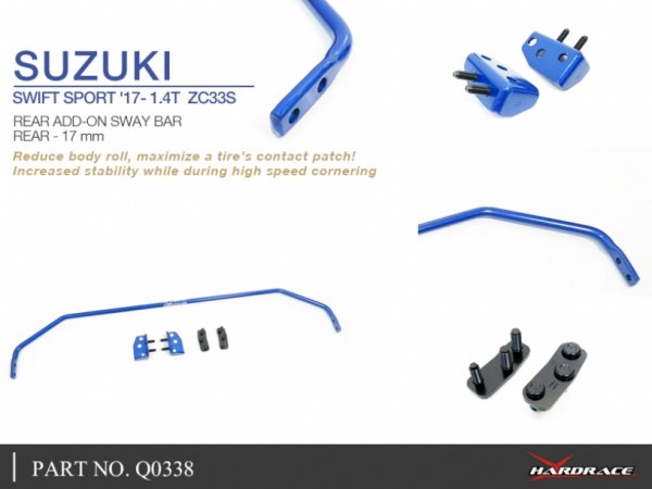 Stahl Fußstütze für Suzuki SWIFT Sport 2017+