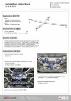 Hardrace Front Lower Bar 4-Point - 15-21 Mercedes C-Class (W205) / 16-22 Mercedes GLC (AWD Models only)