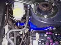 Hardrace Brake Master Cylinder Stopper - 14-18 Subaru Forester SJ / 14+ Subaru Impreza WRX/STI VA / 12-17 Subaru XV GP (LHD Models / no Diesel)