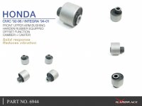 Hardrace Front Upper Arm Bushings (Adjustable) (Harden Rubber) - 92-95 Honda Civic / 92-97 Honda del Sol / 94-01 Honda Integra DC