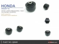 Hardrace Front Lower Arm Bushings (Pillow Ball) - 14+ Honda City GM6 / 14+ Honda Jazz/Fit GK3/4/5/6