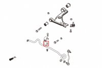 Hardrace Buchsen Stabilisator vorn 17 mm - 05+ Opel Astra
