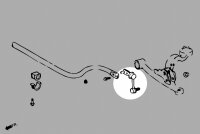 Hardrace verstärkte Koppelstangen vorn - 93-05 Lexus GS JZS147/JZS160 / 01-10 Lexus SC Z40 / 95-07 Toyota Crown JZS 15# / JZS 17#