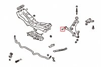 Hardrace Front Lower Arm Bushings (Pillow Ball) (Small) - 09-18 Subaru Forester SH/SJ / 07+ Subaru Impreza GE-GR/GJ/GK/GP/GT/VA / 03-14 Subaru Legacy BE/BH/BL/BM/BP/BR/BT / 14+ Subaru Levorg / 12-17 Subaru XV GP / Toyota GR86/GT86/ Scion FR-S / Subaru BRZ