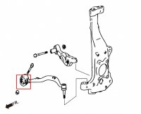 Hardrace Front Lower Curve Arm Bushings (Harden Rubber) -...