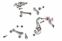 Hardrace Buchsen Querlenker Set vorn unten (Hartgummi) Rückseite - 08-16 Audi A4 B8 / 07+ Audi A5 8T / 09-16 Audi S4 B8 / 07+ Audi S5