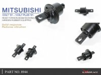 Hardrace Rear Torsion Beam Bushings (Harden Rubber) - 02-12 Mitsubishi Colt Z30 / 07-13 Mitsubishi Colt PLUS