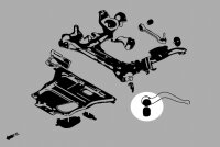 Hardrace Front Lower Curve Arm Bushings (Harden Rubber) - BMW 1 Series F2x / 14+ BMW 2 Series F22 / BMW 3 Series F3x / BMW 4 Series F3x (AWD each only)