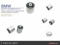 Hardrace Front Lower Arm Bushings (Harden Rubber) - BMW X5 F15 / BMW X6 F16