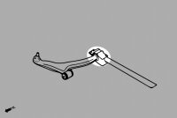 Hardrace Buchsen Querlenker vorn unten (Hartgummi) Vorderseite - 12+ Mercedes A-Klasse W176 / 11+ Mercedes B-Klasse W246 / 14+ Mercedes CLA C117 / 14+ Mercedes GLA