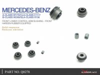 Hardrace Front Lower Arm Bushings (Harden Rubber) (Front Side) - 12+ Mercedes A-Class W176 / 11+ Mercedes B-Class W246 / 14+ Mercedes CLA C117 / 14+ Mercedes GLA