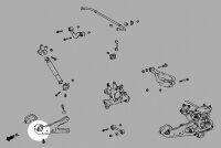Hardrace Buchsen Längslenker hinten (Hartgummi) - 10-15 Lexus RX AL10 / 13+ Toyota Highlander XU50