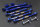 Hardrace Lenker Set hinten verstellbar (Hartgummi) inkl. hintere Längslenker - 97-08 Subaru Forester SF/SG / 92-06 Subaru Impreza GC/GD/GF/GG/GM / 95-02 Subaru Legacy BD/BE/BG/BH/BK/BT