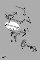 Hardrace Rear Camber Kit (Pillow Ball) - 96-03 Audi A3 8L...