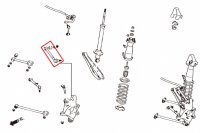 Hardrace Sturzversteller hinten (Hartgummi) - 06-11 Lexus GS GRS19 / 06-13 Lexus IS XE20 / 03+ Toyota Crown AWS21#/GRS18#/GRS20#/GWS204/URS18#/URS20# / 04+ Toyota Mark X GRX120/GRX13x