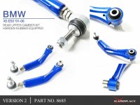 Hardrace Rear Camber Kit V2 (Harden Rubber) - 00-06 BMW X5 E53