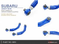 Hardrace Rear Camber Kit (Harden Rubber) - 98-08 Subaru Legacy BE/BH/BL/BP/BT