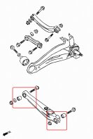 Hardrace Rear Lower Arm Bushings Set (Harden Rubber) -...