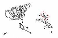 Hardrace Reinforced Transmission Mount (Street Version) - 14-18 Subaru Forester SJ / 12+ Subrau Impreza GJ/GP/VA / 09-14 Subaru Legacy BM/BR 2.5T/3.6NA 5AT / 14+ Subaru Levorg / 12-17 Subaru XV GP