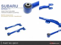 Hardrace Rear Traction Arm Kit (Harden Rubber) - 17+ Subaru Impreza GK/GT