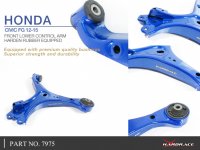 Hardrace Front Lower Control Arm (Harden Rubber) - 12-16 Honda Civic FB/FG (w/o Si)